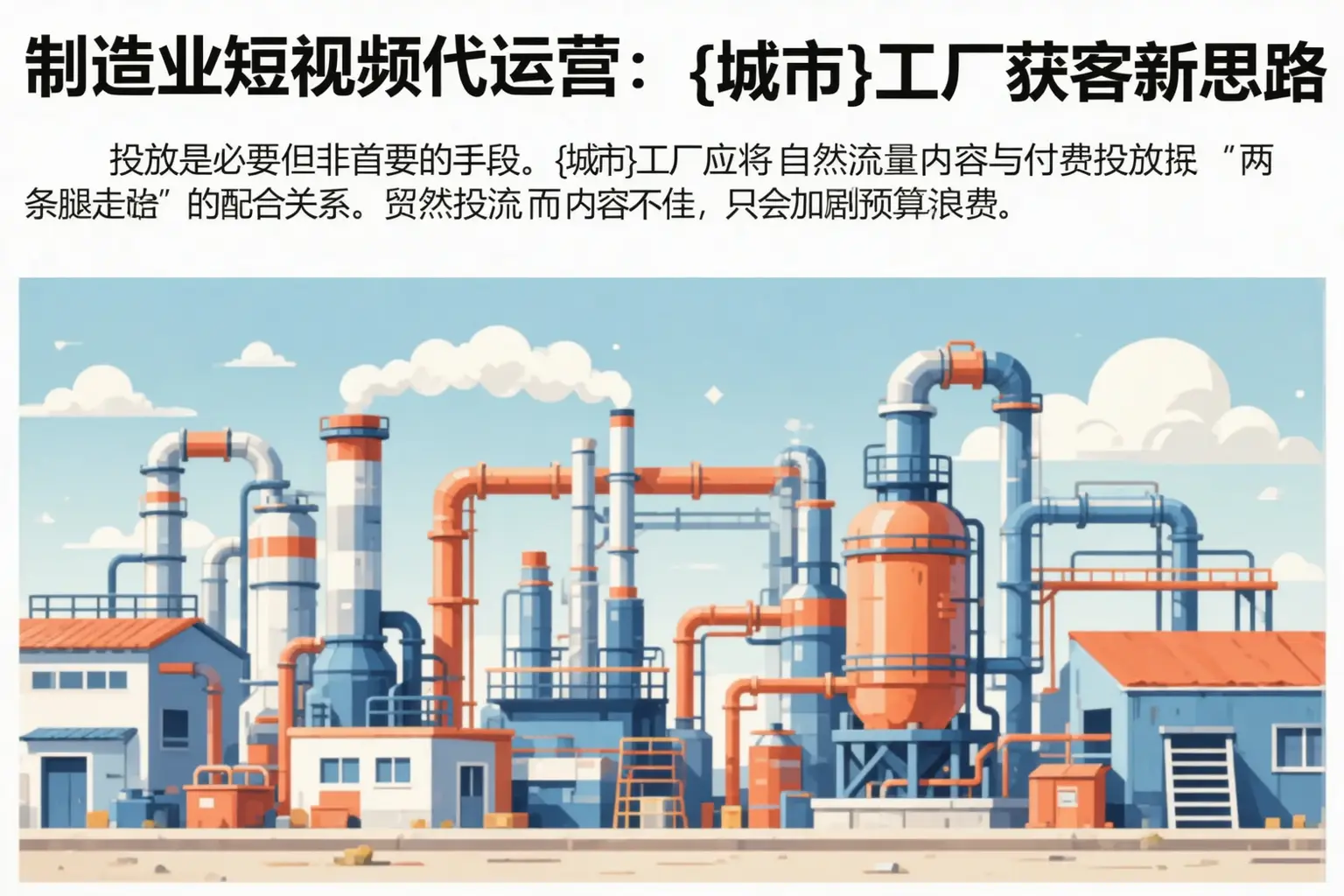 制造业短视频代运营：景东工厂获客新思路